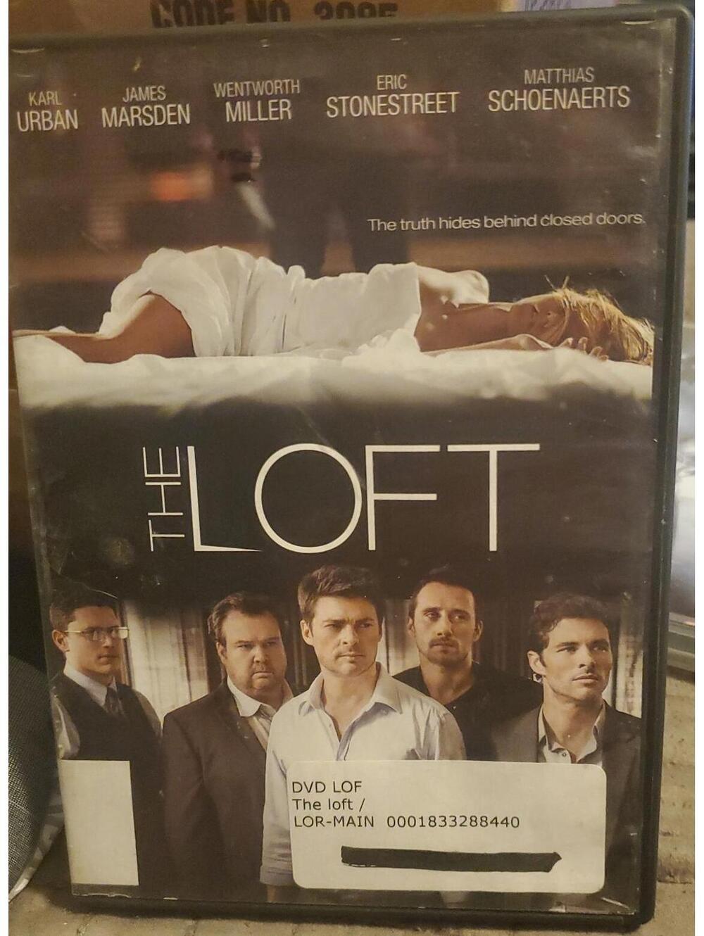The Loft, Karl Urban, James Marsden, Wentworth Miller, DVD